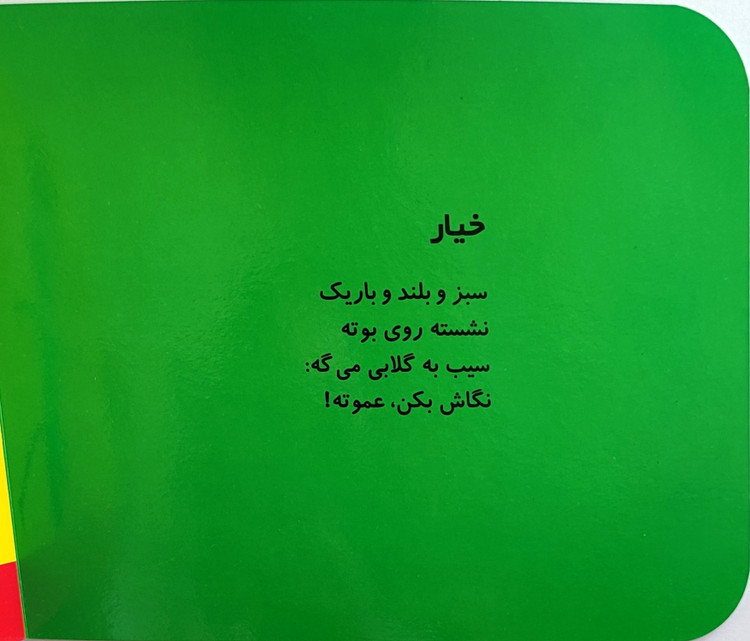 کتاب شعر«میوه ها جورواجورند»