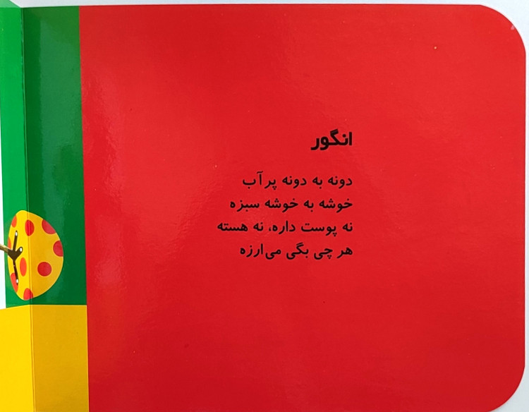 کتاب شعر«میوه ها جورواجورند»