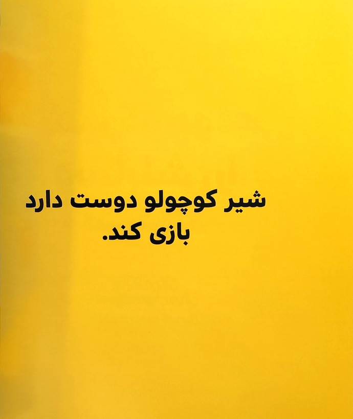 شیر کوچولو وسایلش را میدهد