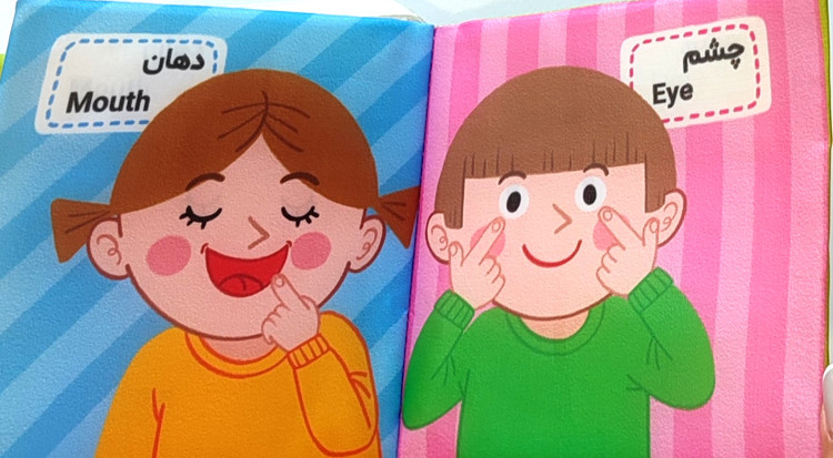 کتاب پارچه ای بدن من